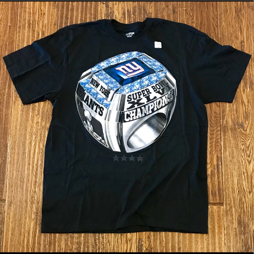 Reebok NFL Super Bowl XLVI 46 Champs NY Giants XL